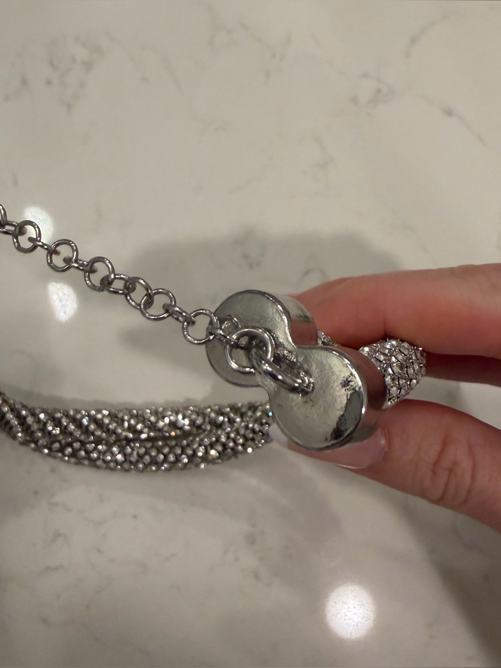 Mango Double Crystal Rope Necklace - Picture 7 of 7